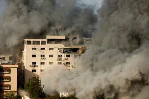 Flare-up of Israeli-Palestinian violence, in Gaza City